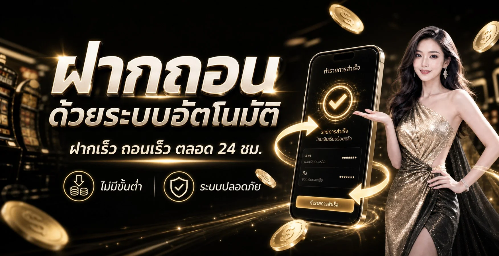 ฝากถอนและเข้าใช้งาน ALLSTAR365 อย่างปลอดภัย